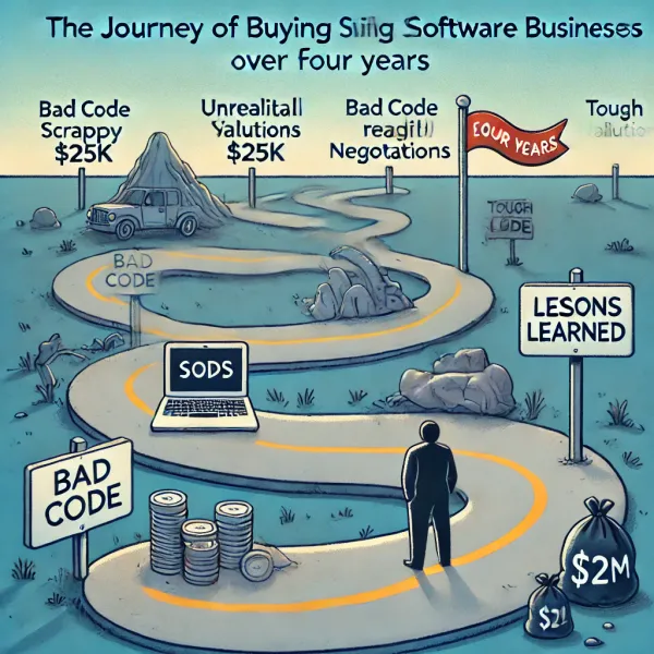 Everything I've learned about buying small software businesses over the past 4 years